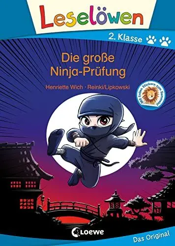 Produktbild: Leselöwen 2. Klasse - Die große Ninja-Prüfung: Erstlesebuch für Kinder ab 7 Jahre