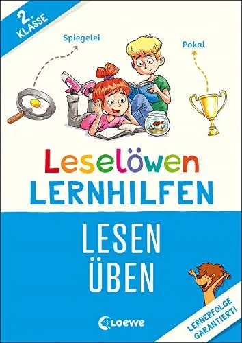 Produktbild: Leselöwen Lernhilfen - Lesen üben - 2. Klasse: Erfolgreich lesen üben in der 2. Klasse - In Zusammenarbeit mit einer erfahrenen Pädagogin entwickelt