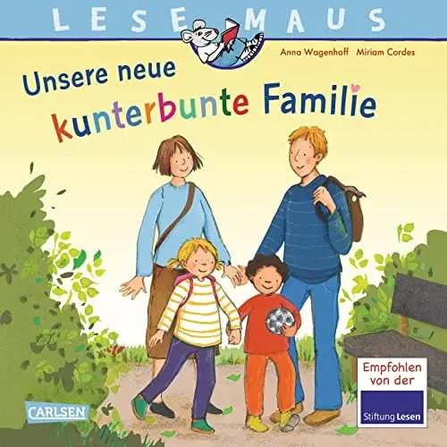Produktbild: LESEMAUS 170: Unsere neue kunterbunte Familie: Ein Bilderbuch über das Leben in einer Patchwork-Familie (170)