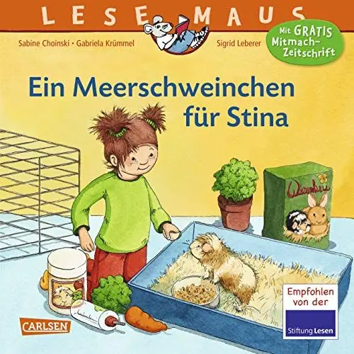 Produktbild: LESEMAUS 75: Ein Meerschweinchen für Stina (75)