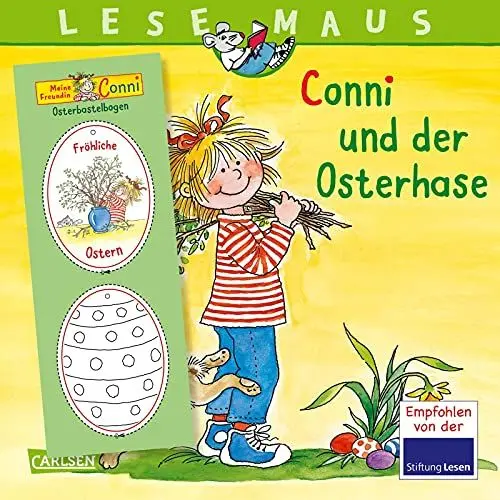 Produktbild: LESEMAUS 77: Conni und der Osterhase: Bilderbuchgeschichte mit buntem Oster-Anhänger für Kinder ab 3 (77)