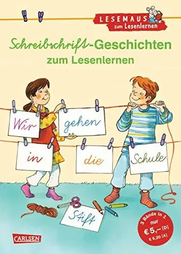 Produktbild: LESEMAUS zum Lesenlernen Sammelbände: Schreibschrift-Geschichten zum Lesenlernen: Extra Lesetraining – Lesetexte in Schreibschrift (Vereinfachte Ausgangsschrift)