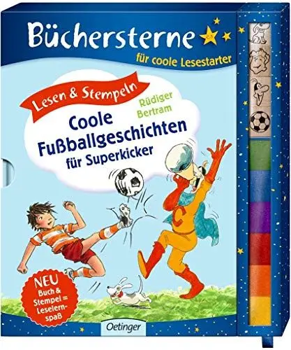 Produktbild: Lesen & Stempeln. Coole Fußballgeschichten für Superkicker: Büchersterne. 1./2. Klasse