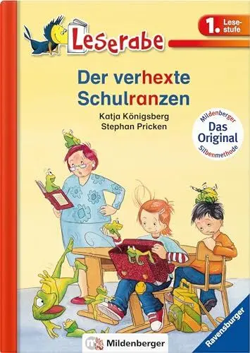 Produktbild: Leserabe – Der verhexte Schulranzen: Lesestufe 1: Leichter lesen lernen mit der Silbenmethode. 1. Lesestufe