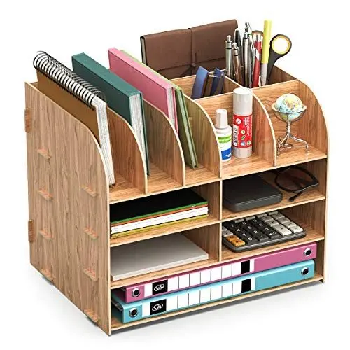 Produktbild: Lesfit Organizer Schreibtisch Holz, Büro Tisch Organisation