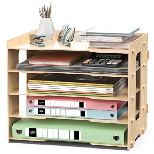 Produktbild: Lesfit Dokumentenablage Holz, Ablage Schreibtisch