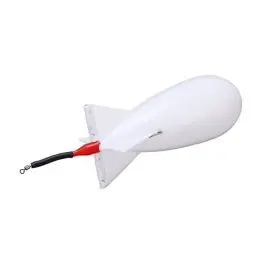 Produktbild: Futterbombe Angeln Karpfen, Futterrakete Angeln Fishing Rocket Feeder Futterkorb Feeder Angeln Karpfenangeln Zubehör Futterrakete Angeln Karpfen, zum Anfüttern von Karpfen Ködergerät (Weiß)