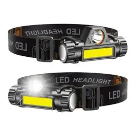 Produktbild: LETOUR Stirnlampe Wiederaufladbar,Ultra-Light Led Stirnlampe Taschenlampe Wasserdicht,2 Pack Stirnlampe Taschenlampe für Outdoor,Camping,Wandern,Jagen,Laufen,Reparieren,Fischen,Radfahren
