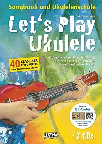 Produktbild: Let's Play Ukulele mit 2 CDs + DVD: Songbook und Ukulelenschule