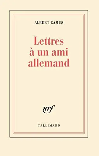 Produktbild: Lettres à un ami allemand