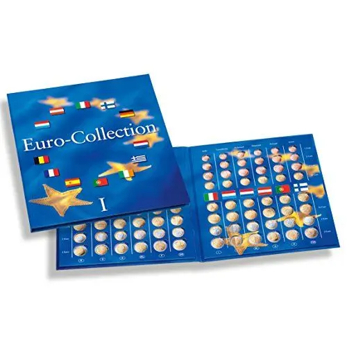 Produktbild: Leuchtturm 324353 Münzenalbum Presso Euro-Collection Band 1: Münzalbum für Kursmünzensätze der 12 Euro