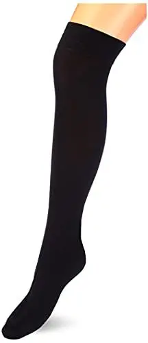 Produktbild: Levante Herren Basic Business-kniestrümpfe Socken, Schwarz, 44W / 45L