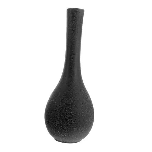 Produktbild: Levemolo Keramik-blumenvase in Schwarz Stilvoll Zur Dekoration