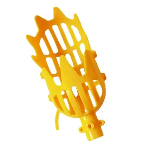 Produktbild: Levemolo 1Stk Obstpflückwerkzeug Obstpflücker mit großer Reichweite Erntekorb Traubenkerne Nuss Obstpflückgerät Obsternter Rostfreier Stahl Kommissionierkorb Pecannüsse Zitrone Mähdrescher