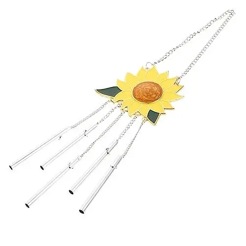 Produktbild: Levemolo Windspiel Zum Aufhängen Sonnenblumen-windglocke Ornament Heim-Glockenspiel Wandbehang