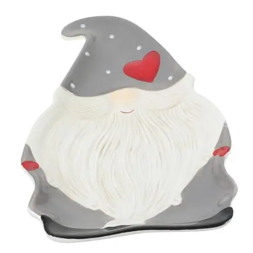 Produktbild: Levemolo 1 Pc Weihnachten Keramik Platte Santa Klausel Weihnachten Decor Einfache Elegante Geschirr
