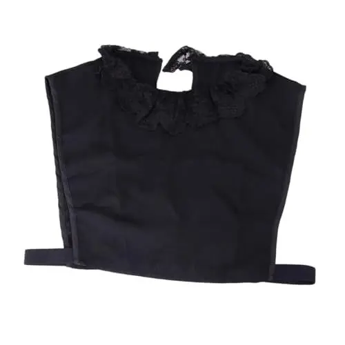 Produktbild: Levemolo 1 Stück Bluse Kragen gefälschte Kragen für unter Pullover kropfkette Detachable collar abnehmbarer gefälschter Kragen Halbhemd mit abnehmbarem Kragen Frühling und Herbst Halsband