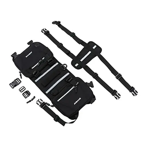 Produktbild: Levemolo 1stk Rucksack Hundetasche Zum Selbst Tragen Leckerlibeutel Für Hunde Wanderweste Für Hunde Trageschlaufe Für Kleine Hunde Wandergeschirr Für Hunde Hunderucksäcke Black Oxford-Stoff