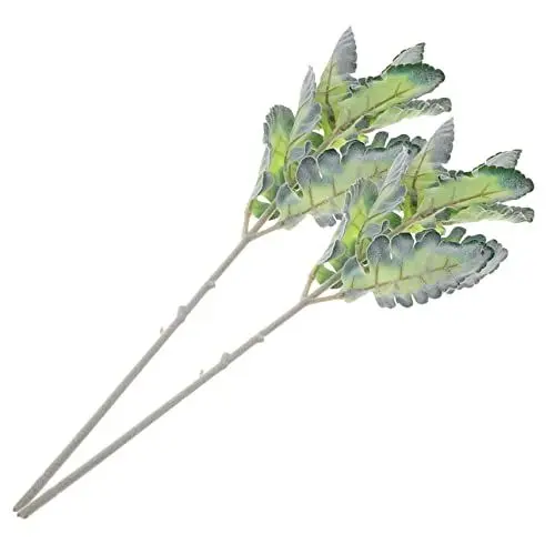Produktbild: Levemolo Künstliche Gefälschte Künstliche Grüne Blätter Stämme Simulierte Pflanzen Dekoration Für Zuhause Ideal Für Blumenarrangements Und Innenraumgestaltung