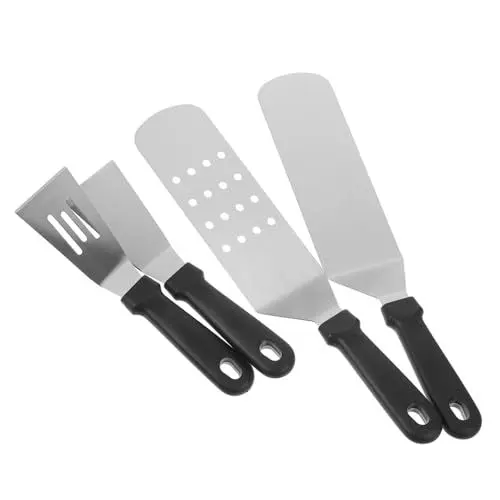 Produktbild: Levemolo Grillspatel-zubehör-Set 4-teiliges Grillschaufel-Set Hamburgerwender Für Kochutensilien