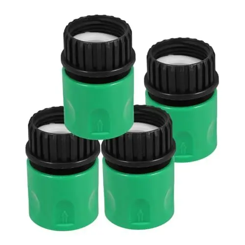 Produktbild: Levemolo 4 Stück Zubehör Für Wasserpistolen Gartengeräte Gartenschlauch Adapter Langlebige Gartenschlaucharmaturen Deckwaschadapter Für Gartenschlauch Gartenzubehör Plastik Green