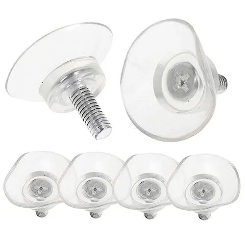 Produktbild: Levemolo PVC-Saugnäpfe für Tischmöbel 6 Glas-Saugnäpfe mit Schrauben Antikollisions-Saugnapf-Aufhänger für einfache Installation