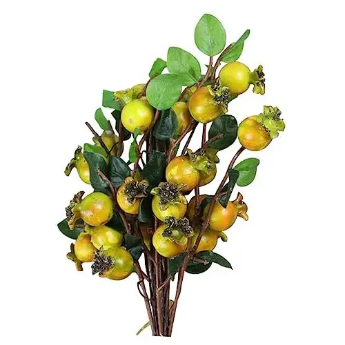 Produktbild: Levemolo Künstliche Hagebuttenbeeren Satz Simulation Hagebutten Blumenschmuck Für Dekoration