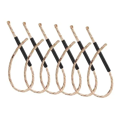 Produktbild: Levemolo Feuerstartwerkzeug Zündseil 6 Pcs Camping Feuerstartseile Dauerhafter Seilzünder Unverzichtbares Outdoor-zubehör