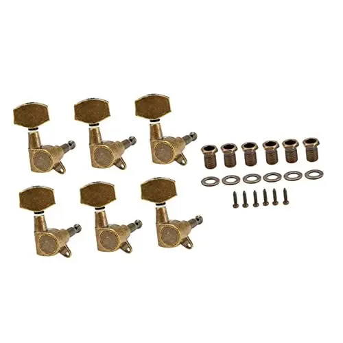 Produktbild: Levemolo 6 Stücke Gitarre Metall Pegs Tuning Werkzeuge Für Akustikgitarre Pegs Richtige Art Einfach Zu Bedienen Zubehör