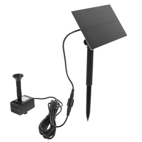 Produktbild: Levemolo Solar-Vogelbrunnen Solarstrom-Vogelbad-Brunnen Solar-Springbrunnenpumpe Wasserspielpumpe für den Außenbereich Solarpanel-Pumpe