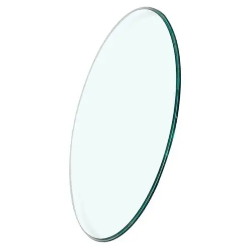 Produktbild: Levemolo Glas Für Getränke – Runde Tischplatte Aus Gehärtetem Glas Stabil Leicht Zu Reinigen Heimdekoration Geeignet Für Teetisch Esstisch