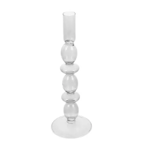 Produktbild: Levemolo Glas Kerzenhalter Kerzenständer Dekorativer Kerzenleuchter Für Wohnzimmer Elegante Glasaufsatz Kerzenhalter Perfekte Wohnzimmerdekoration