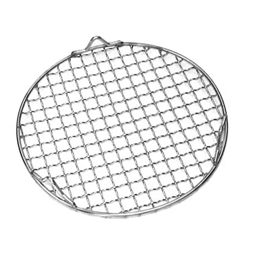 Produktbild: Levemolo Grillnetz Backnetz aus Draht Holzkohlegrillgestell erweiterbarer Bratenrost Rib-Rack edelstahlrost burgergrill Grillgitter aus Edelstahl Antihaft-Grillmatte Rostfreier Stahl Silver