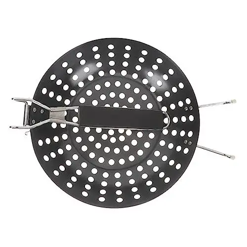 Produktbild: Levemolo Metall-grillpfanne Mit Löchern Antihaft-grillschale Grillzubehör Haushalts-grillwerkzeug Leicht Zu Reinigen