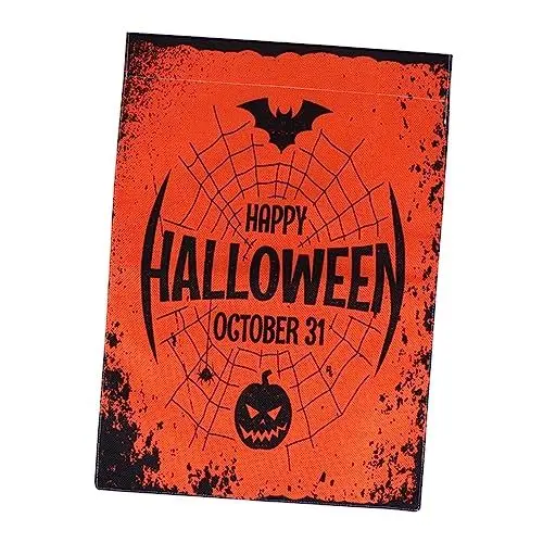 Produktbild: Levemolo Gartenflagge mit Halloween-thema 2-seitige Leinenflagge und Lichtbeständige Hofdekoration