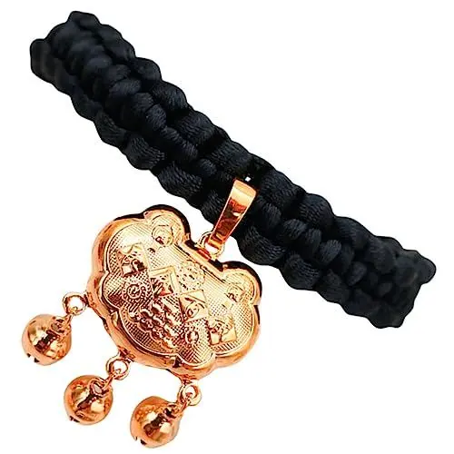 Produktbild: Levemolo Goldenes Katzenhalsband Mit Glocke Und Schutzengel-Design Verstellbares Langlebiges Und Beißfestes Für Und Kleine Hunde