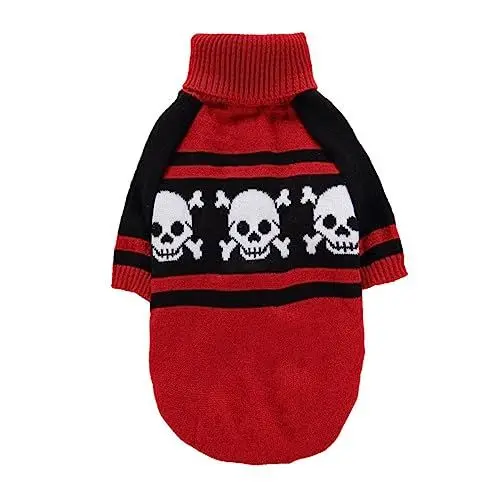 Produktbild: Levemolo Halloween-haustierkostüm Hundekostüm Requisite Für Große Hunde Skelett-Katze Gestrickt Aus Robustem Material