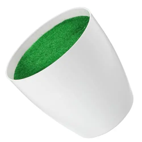 Produktbild: Levemolo Künstlicher Blumenpot Aus Kunststoff Kleiner Flocking Blumentopf Für DIY Dekorative Tischvase Für Zuhause Und Büro Durchmesser Für Kunstpflanzen Und Trockenblumen