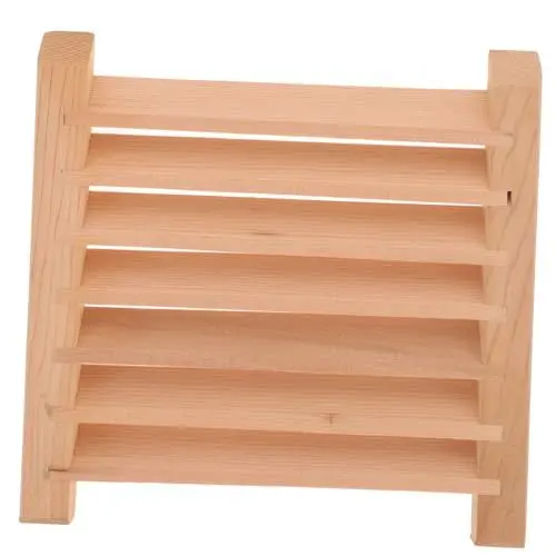 Produktbild: Levemolo Stabiles Sauna-rollladenfenster Sauna-fensterrollo Aus Holz Sauna-zubehör Sauna-lüftungspanel