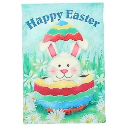 Produktbild: Levemolo Osterdeko Für Den Garten Doppelseitige Bannerflagge „frohe Ostern“ Für Die Gartendekoration Im Freien Festliche Atmosphäre Für Partys