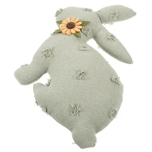 Produktbild: Levemolo Rustikales Kaninchenornament Kaninchen Stofftier Osterhasenpuppe Plüschhasenfiguren Stofftier Osterhase Osterhasenfiguren Tischdeko Zu Ostern Plüsch Osterhase Pp Baumwolle