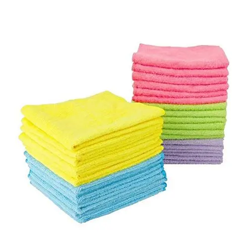 Produktbild: Leviatan 30 Stück Mikrofasertücher Putzlappen Staubtücher Reinigungstücher Putztücher | mehrfarbig | Allzwecktücher 30x30cm
