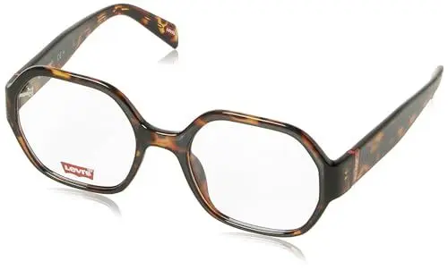 Produktbild: LEVI'S Brillengestell (Model Lv 1046) für Unisex, Geometric, gefertigt aus Plastik (inklusive Brillenetui)