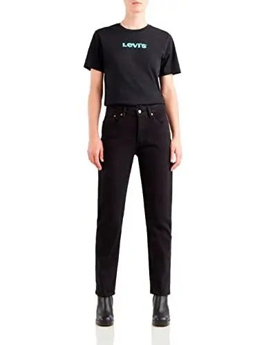 Produktbild: Levi's Damen 501® Crop Jeans,Black Heart,25W / 30L
