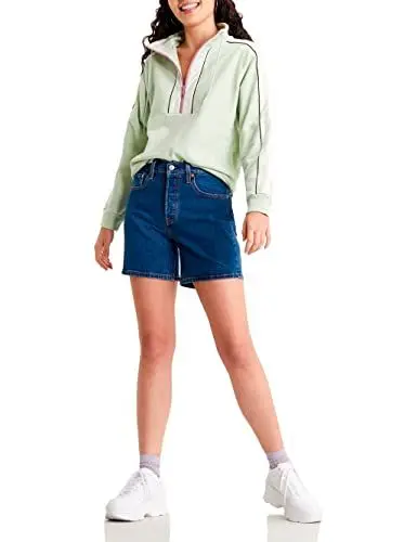 Produktbild: Levi's Damen 501 Mid Thigh Denim Shorts, Salsa Charleston Shadow, 27W EU