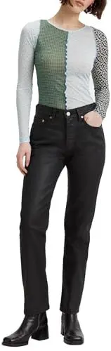 Produktbild: Levi's Damen 501® Wax Coated Jeans, Posh Party, 29W / 28L