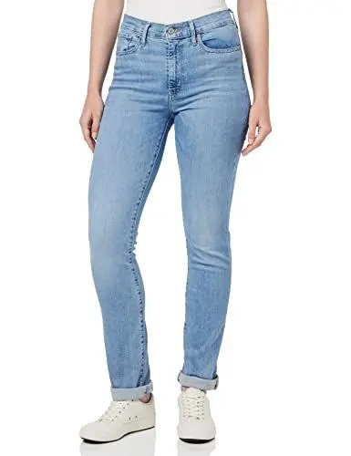 Produktbild: Levi's Damen 724 High Rise Straight Jean, Light Indigo Worn in, 24W / 30L