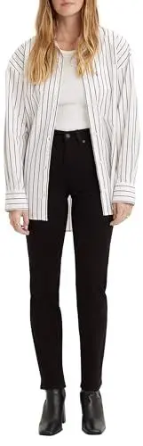 Produktbild: Levi's Damen 724 High Rise Straight Jean, Night Is Black, 30W / 32L