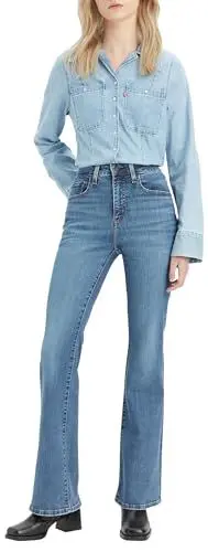 Produktbild: Levi's Damen 726 High Rise Flare Jeans, Blue Wave Mid, 33W / 32L
