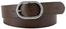 Produktbild: Levi's Damen Circle Buckle Core Gürtel, Braun (Brown), 95 cm (Herstellergröße: 95)